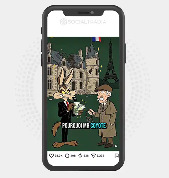 Instagram account Mr Coyote (122k Followers)