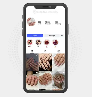 Instagram account Nail Boutique (15.5k Followers)