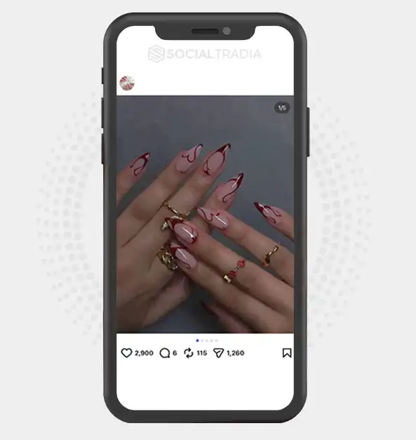 Instagram account Nail Boutique (15.5k Followers)