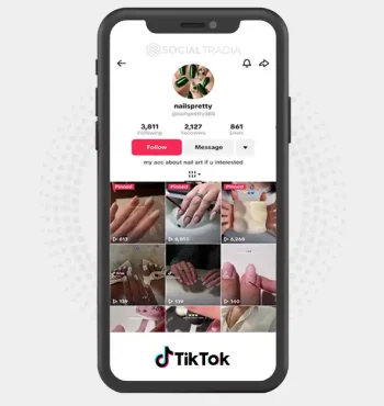TikTok account nailspretty380 (2.1k Followers)
