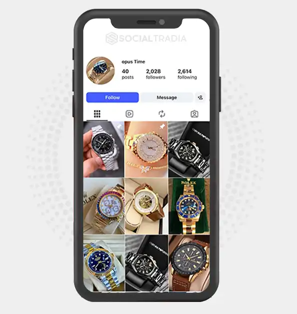 Instagram account opustimee (2k Followers)