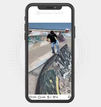 Instagram account Skate Society (199k Followers)
