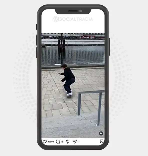 Instagram account Skate Society (199k Followers)