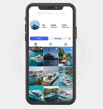 Instagram account SuperYachts (5.2k Followers)