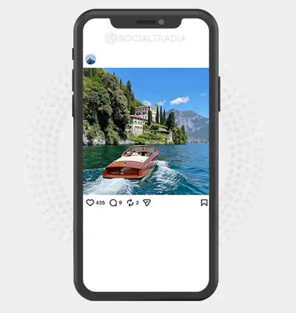 Instagram account SuperYachts (5.2k Followers)