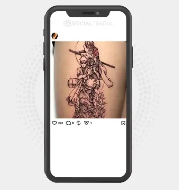 Instagram account TattooLover (2.4k Followers)