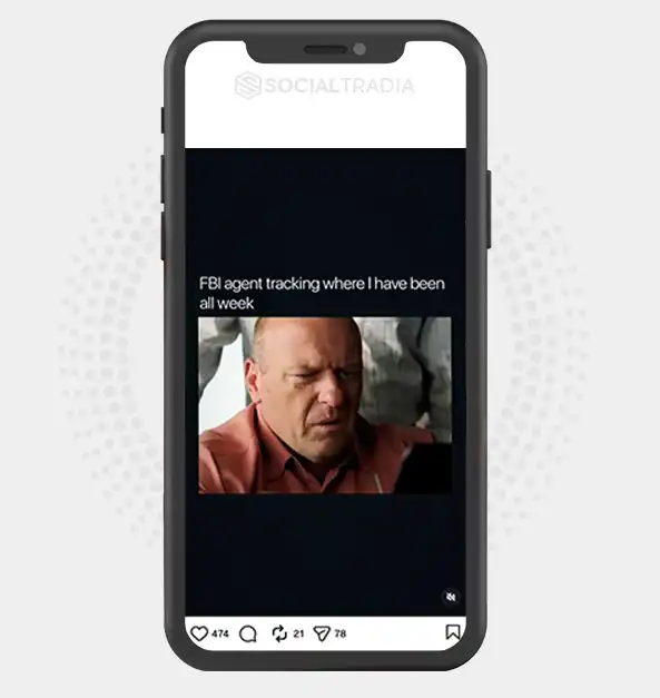 Instagram account The Meme Room (59.1k Followers)