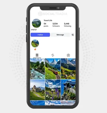 Instagram account travel_lifee00915 (3k Followers)