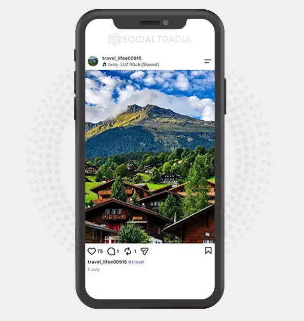 Instagram account travel_lifee00915 (3k Followers)