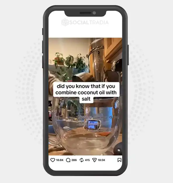 Instagram account Natural Health Hub (196k Followers)
