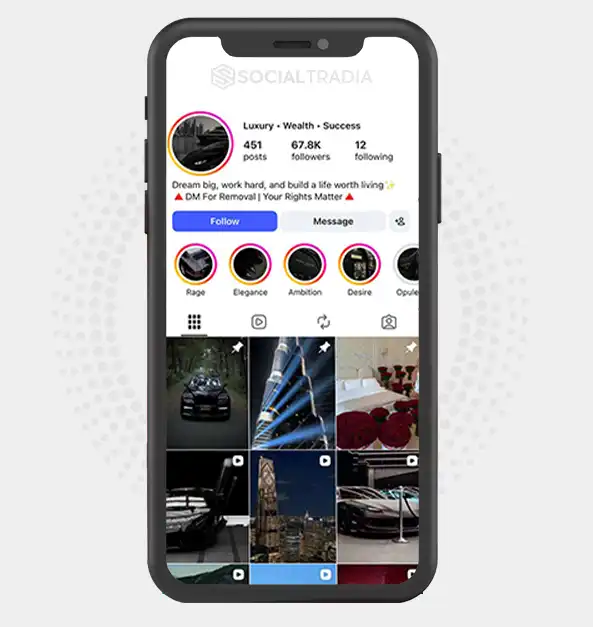 Instagram account TheLuxCulture (65k Followers)