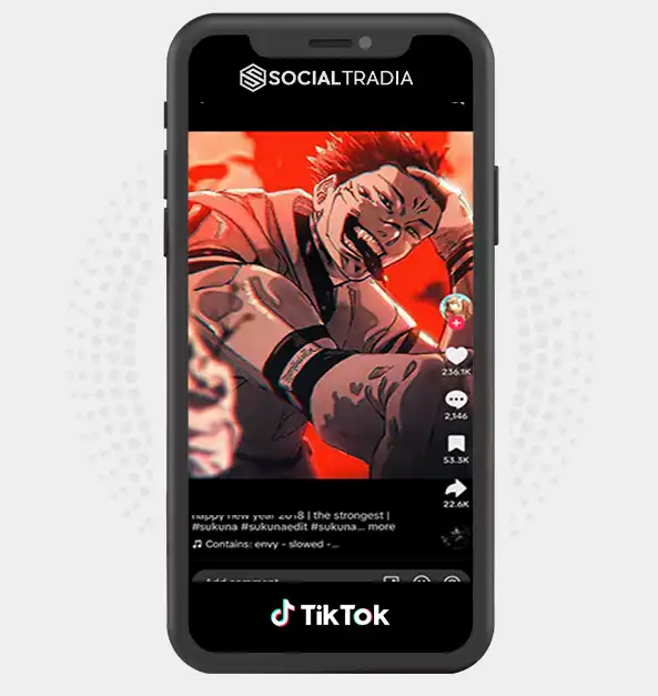 TikTok account AnimeEditor (45.9k Followers)