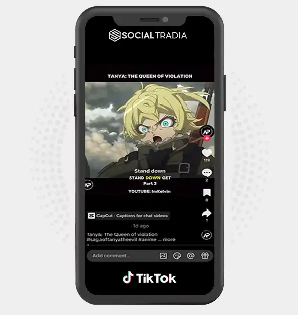 TikTok account AnimeRecommendations (24.8k Followers)
