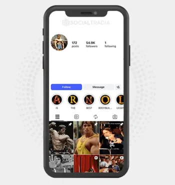 Instagram account ArnoldTheLegend (54.9k Followers)