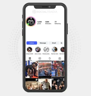 Instagram account BodyBuilding (139k Followers)