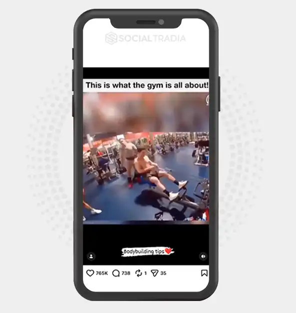 Instagram account BodyBuilding (139k Followers)