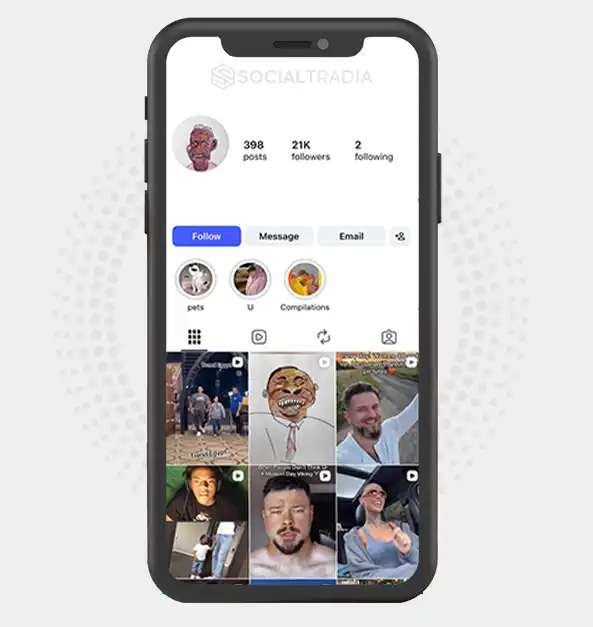 Instagram account Caricature Studio (21k Followers)