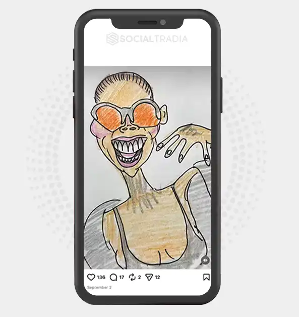 Instagram account Caricature Studio (21k Followers)