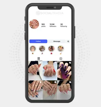 Instagram account DailyNailArt (12.5k Followers)