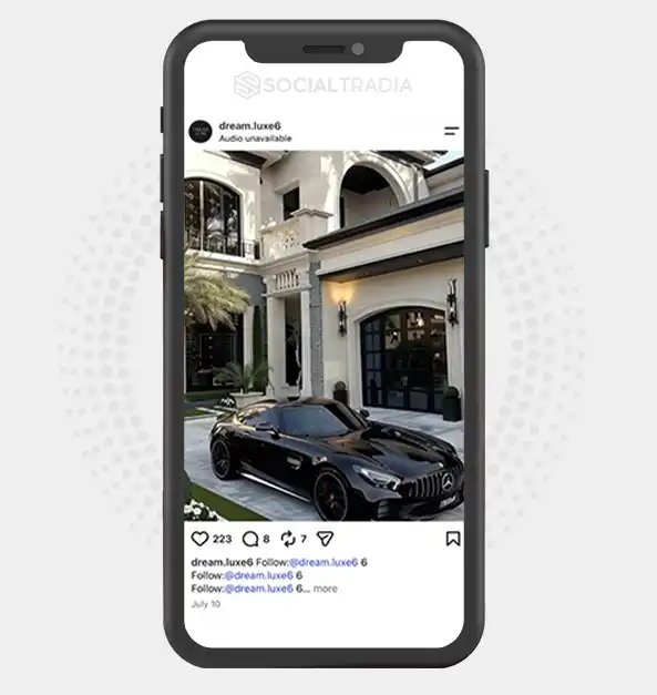 Instagram account dream.luxe6 (5.5k Followers)