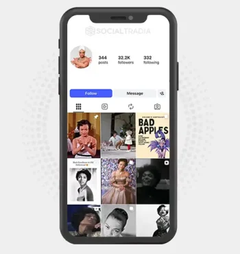 Instagram account Eartha Kitt Legacy (32.2k Followers)