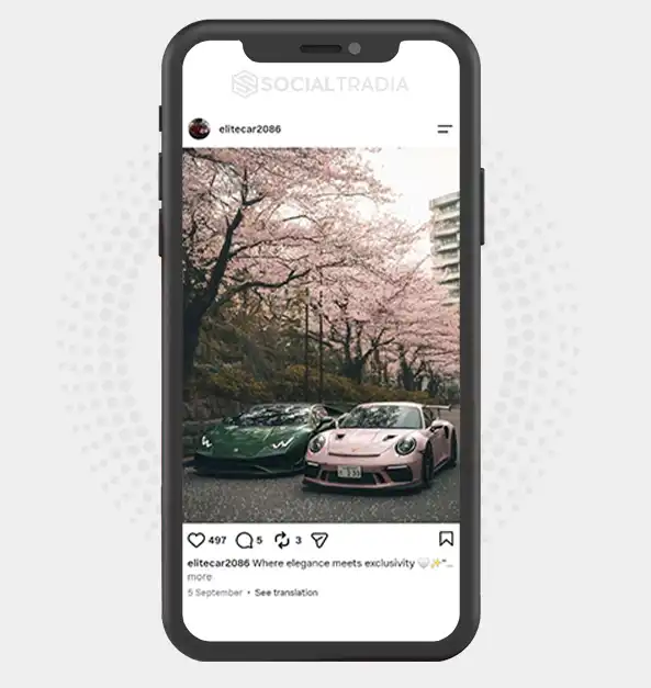 Instagram account elitecar2086 (3.8k Followers)