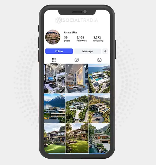 Instagram account estate.elite5 (3.1k Followers)