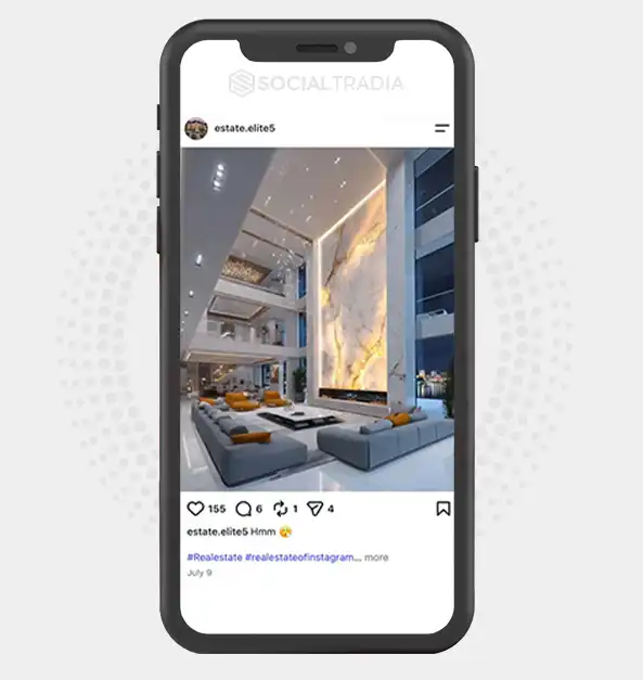 Instagram account estate.elite5 (3.1k Followers)