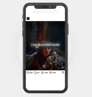 Instagram account GameOfThrones (3.7k Followers)