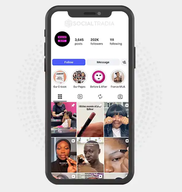 Instagram account GlamDepartment (202k Followers)