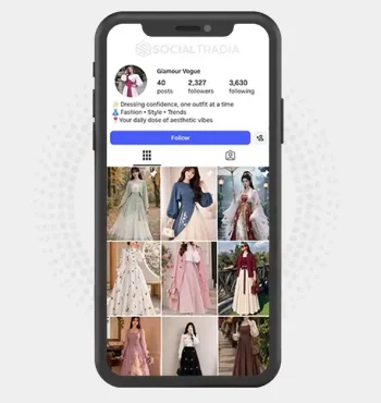 Instagram account glamour_vogue78 (2.3k Followers)
