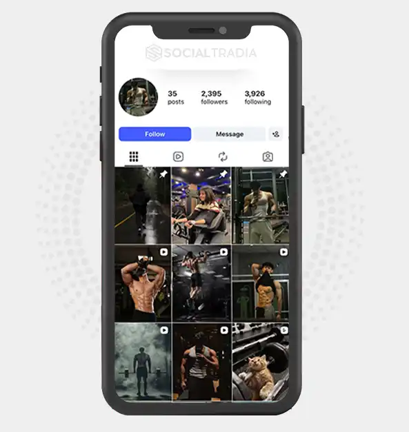 Instagram account gymlife1729 (2.3k Followers)