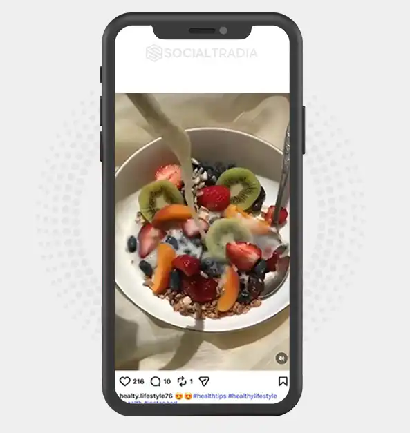 Instagram account healty.lifestyle76 (2.1k Followers)
