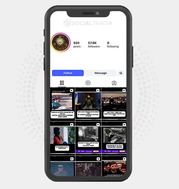 Instagram account History Mysteries (57.8k Followers)