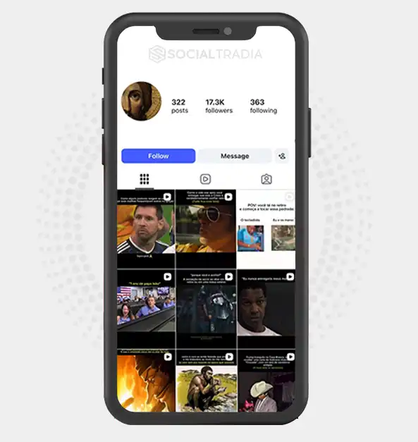 Instagram account HolyMemes (17.3k Followers)