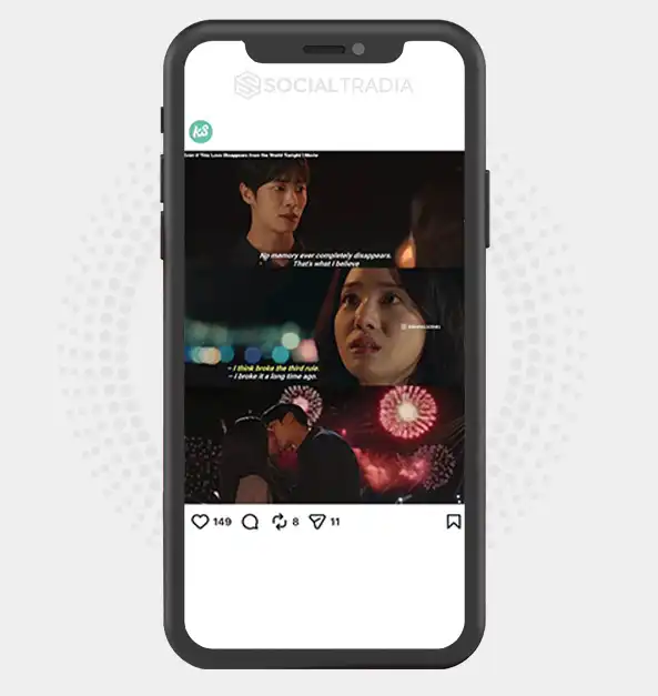 Instagram account KDramaScenes (55.6k Followers)