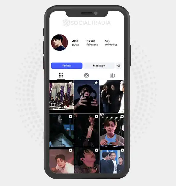 Instagram account KPop Hub (57.4k Followers)