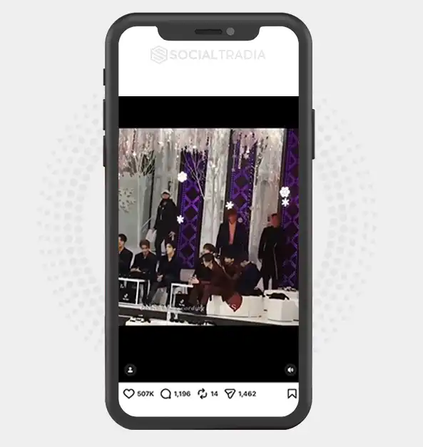 Instagram account KPop Hub (57.4k Followers)