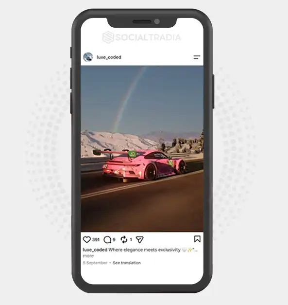 Instagram account luxe_coded (3.9k Followers)