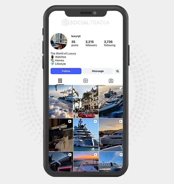 Instagram account luxuryt63 (2.2k Followers)