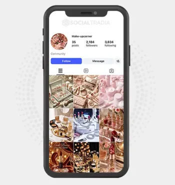 Instagram account make_upcorner3 (2.1k Followers)