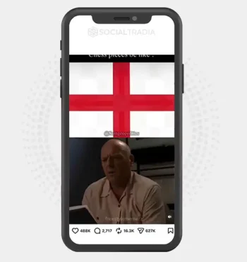 Instagram account Meme Rush (9.9k Followers)