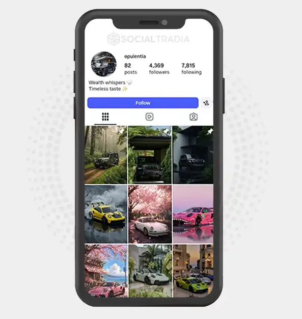 Instagram account opulentia800 (4.3k Followers)