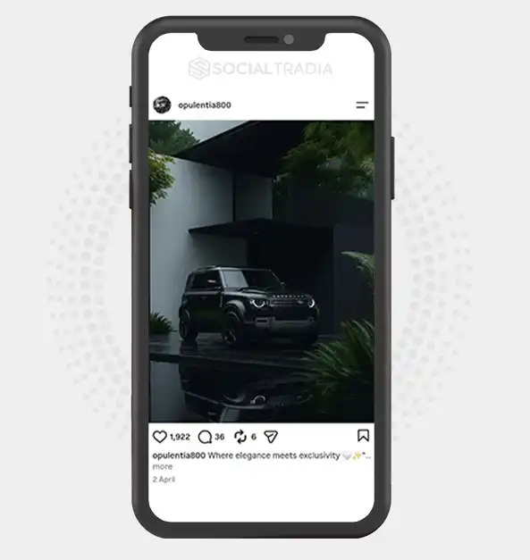 Instagram account opulentia800 (4.3k Followers)