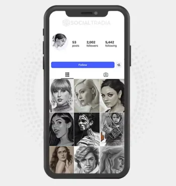 Instagram account Realistic Artwork (2k Followers)