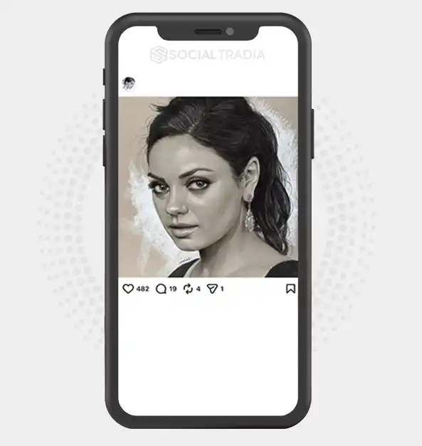 Instagram account Realistic Artwork (2k Followers)