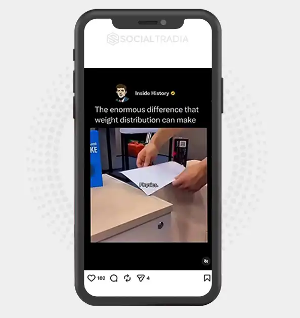 Instagram account Science Frontier (5.8k Followers)