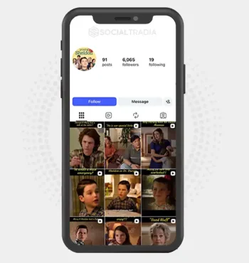 Instagram account Sheldon Universe (6.1k Followers)