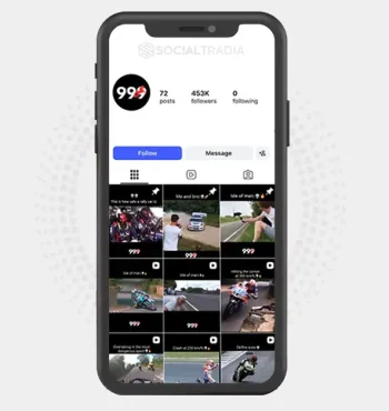 Instagram account Speed Theory (453k Followers)