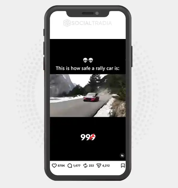 Instagram account Speed Theory (453k Followers)
